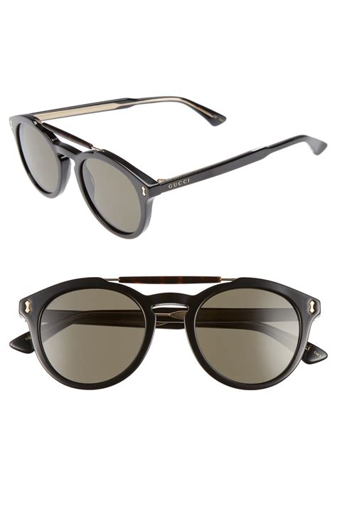 gucci vintage pilot 50mm sunglasses|Gucci gradient pilot sunglasses.